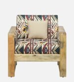 Nova Luxury Fabric Armchair with Comfortable Backrest and Wide Seating - Image 9