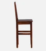 Nreston Wooden Bar Stools in Walnut Finish (Set of 2) - Image 2