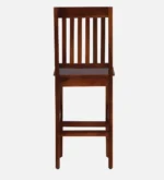 Nreston Wooden Bar Stools in Walnut Finish (Set of 2) - Image 4