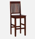 Nreston Wooden Bar Stools in Walnut Finish (Set of 2) - Image 5