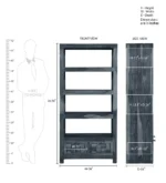 Nyra Sheesham Wood Bookshelf - Image 3