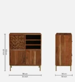 Oak Haven Classic Display & Storage Cabinet - Image 3