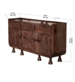 Oak Haven Contemporary Premium Organizer Cabinet - Image 3