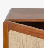 Oak Vista Contemporary Display Utility Cabinet - Image 8
