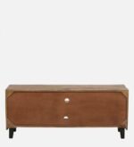 Oakven Engineered Wood TV Cabinet with Drawer Storage in Natural Teak - Image 5