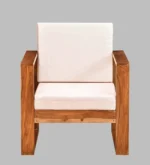 Orion Modern Upholstered Accent 1 Seater Sofa for Contemporary Interiors - Image 2