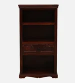 Pancham Solid Sheesham Wood Bookshelf in Honey Natural Finish - Image 5