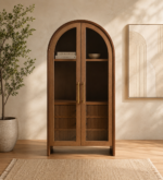 Pine Crest Elegant Home Display Storage Cabinet