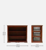Prakrit Solid Wood Book Storage Unit - Image 3