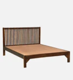 Pransh King Size Wooden Bed In Provincial Teak Finish - Image 2