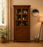 Premium Sheesham Wood Crockery Unit