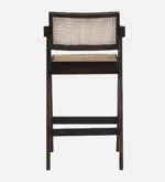Prevon Solid Wood Bar Chairs in Rich Teak Finish (Set of 2) - Image 5