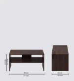 Roovan Solid Sheesham Wood TV Stand with Carved Legs in Antique Finish - Image 4