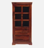 Sheesham Wood Crockery Cabinet in Walnut Finish - Image 4