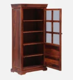 Sheesham Wood Crockery Cabinet in Walnut Finish - Image 8