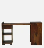 Sheesham Wood Folding Writing Table In Provincial Teak Finish - Image 4