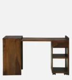 Sheesham Wood Folding Writing Table In Provincial Teak Finish - Image 8