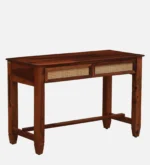 Sheesham Wood Writing Table In Honey Oak - Image 6