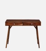 Sheesham Wood Writing Table In Scratch Resistant Provincial Teak Finish - Image 4