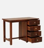 Sheesham Wood Writing Table In Scratch Resistant Provincial Teak Finish - Image 6