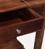 Sheesham Wood Writing Table In Scratch Resistant Provincial Teak Finish - Image 9