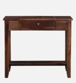 Sheesham Wood Writing Table In Scratch Resistant Provincial Teak Finish - Image 6