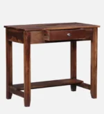 Sheesham Wood Writing Table In Scratch Resistant Provincial Teak Finish - Image 6