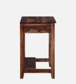 Sheesham Wood Writing Table In Scratch Resistant Provincial Teak Finish - Image 8
