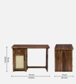Sheesham Wood Writing Table - Image 3