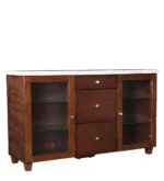 Solid Sheesham Wood Crockery Cabinet - Image 10