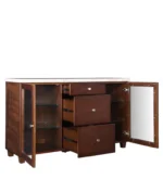 Solid Sheesham Wood Crockery Cabinet - Image 11