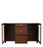 Solid Sheesham Wood Crockery Cabinet - Image 6
