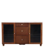 Solid Sheesham Wood Crockery Cabinet - Image 9