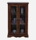 Solid Wood Crockery Cabinet with Glass Doors - Image 9