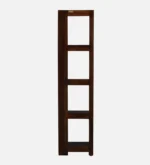 Sunora Engineered Wood Bookshelf with Gold Trim Legs in Desert Sand White - Image 5