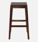 Tavian Premium Wooden Bar Stool with Ergonomic Back Support - Image 7