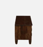 Timbelo Sheesham Wood Entertainment Unit with Rustic Brown Finish - Image 9