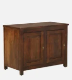 Valencia Solid Wood Storage Cabinet in Walnut Finish - Image 12