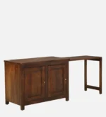 Valencia Solid Wood Storage Cabinet in Walnut Finish - Image 13