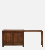 Valencia Solid Wood Storage Cabinet in Walnut Finish - Image 14