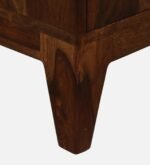 Verona Solid Sheesham Wood Cabinet with Shelves in Honey Oak Finish - Image 2