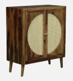 Vivaan Sheesham Wood Organizer Cabinet In Provincial Teak Finish - Image 4