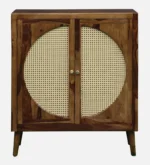 Vivaan Sheesham Wood Organizer Cabinet In Provincial Teak Finish - Image 6