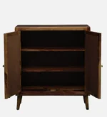 Vivaan Sheesham Wood Organizer Cabinet In Provincial Teak Finish - Image 7