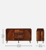 Willow Oak Luxury Wooden Home Cabinet - Image 10