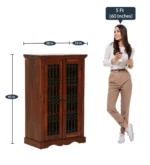Wooden Crockery Cabinet for Home - Image 4