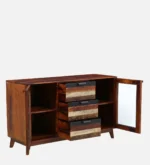 Wooden Crockery Cabinet with Shelves - Image 7