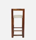 Yelron Solid Wood High Chairs in Warm Chestnut Finish (Set of 2) - Image 8