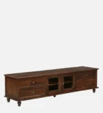 Homera Particle Board TV Cabinet with Soft Close Hinges in Sandy Beige - Image 8