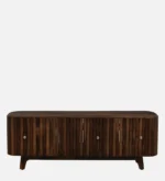 Planko Engineered Wood TV Cabinet with High Gloss Finish in Wenge - Image 8